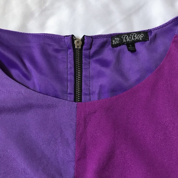 BeBop Color Block Cap Sleeves Belted Dress Size Small - Picture 2 of 9